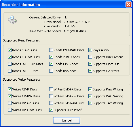 Recorder Information